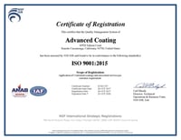 ISO9001:2015 Certification