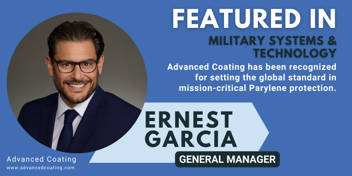 Featured in Graphic of Ernest Garcia in Military Systems & Technology magazine